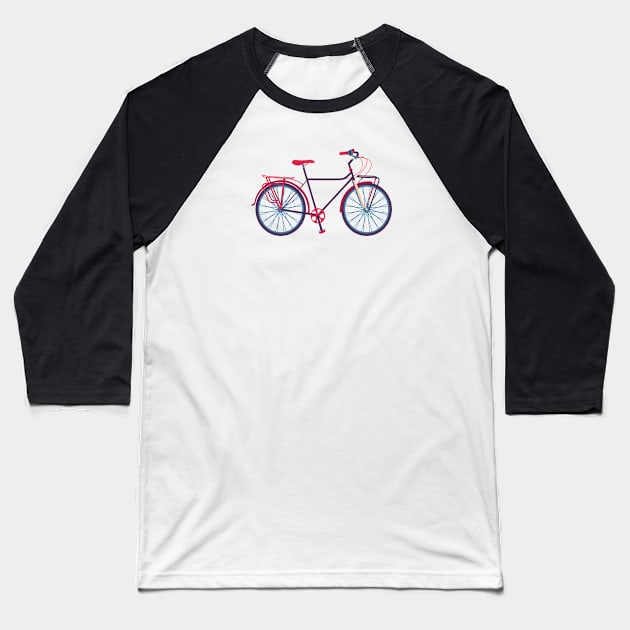 bike Baseball T-Shirt by Artofcuteness